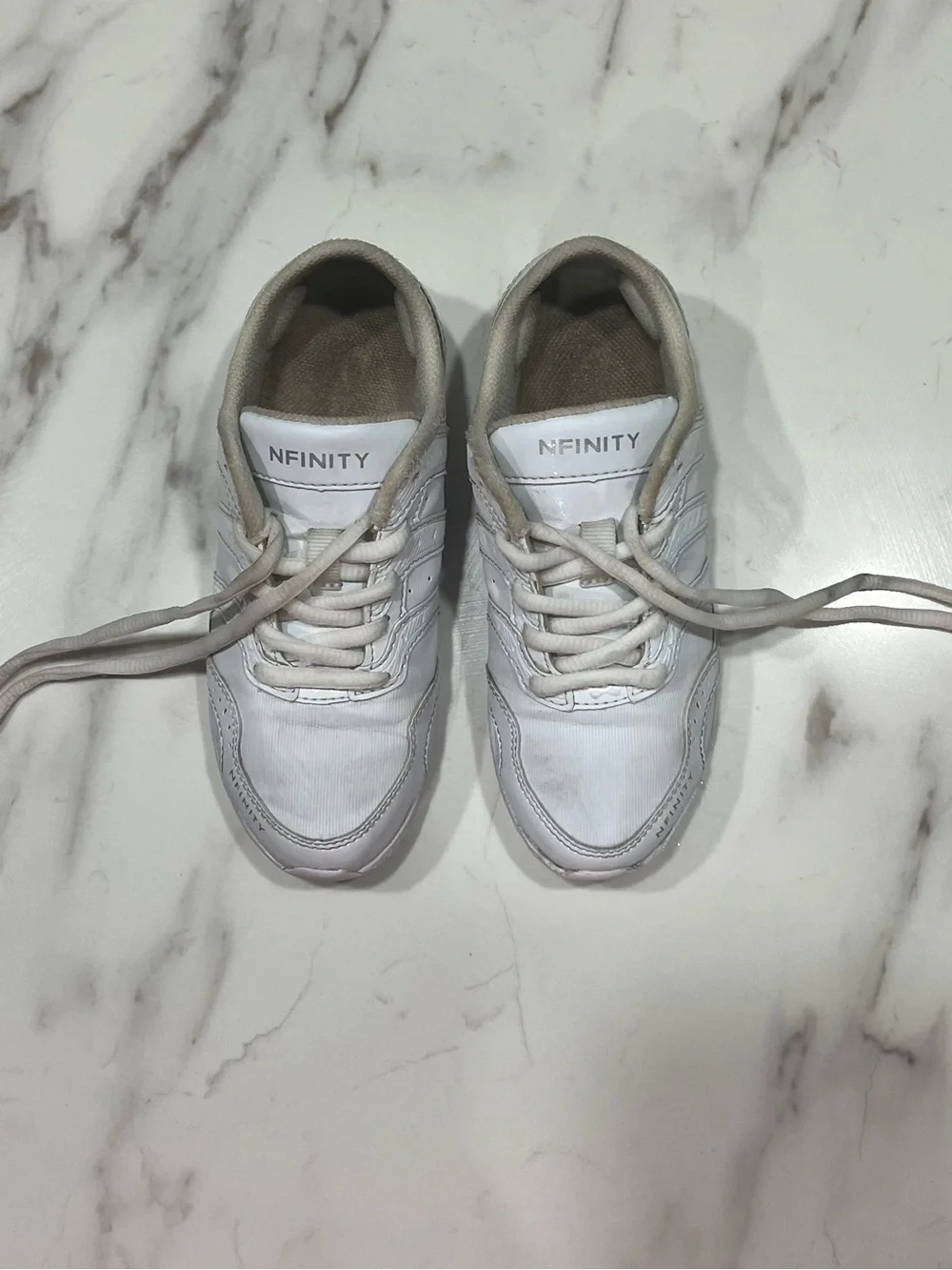 NFINITY White Low-Top Sneakers